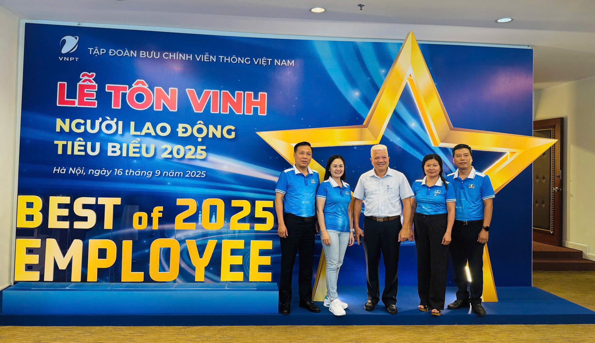 03 gương mặt tiêu biểu VNPT địa bàn HÀ NỘI được tôn vinh NGƯỜI LAO ĐỘNG TIÊU BIỂU NĂM 2025 cấp Tập đoàn