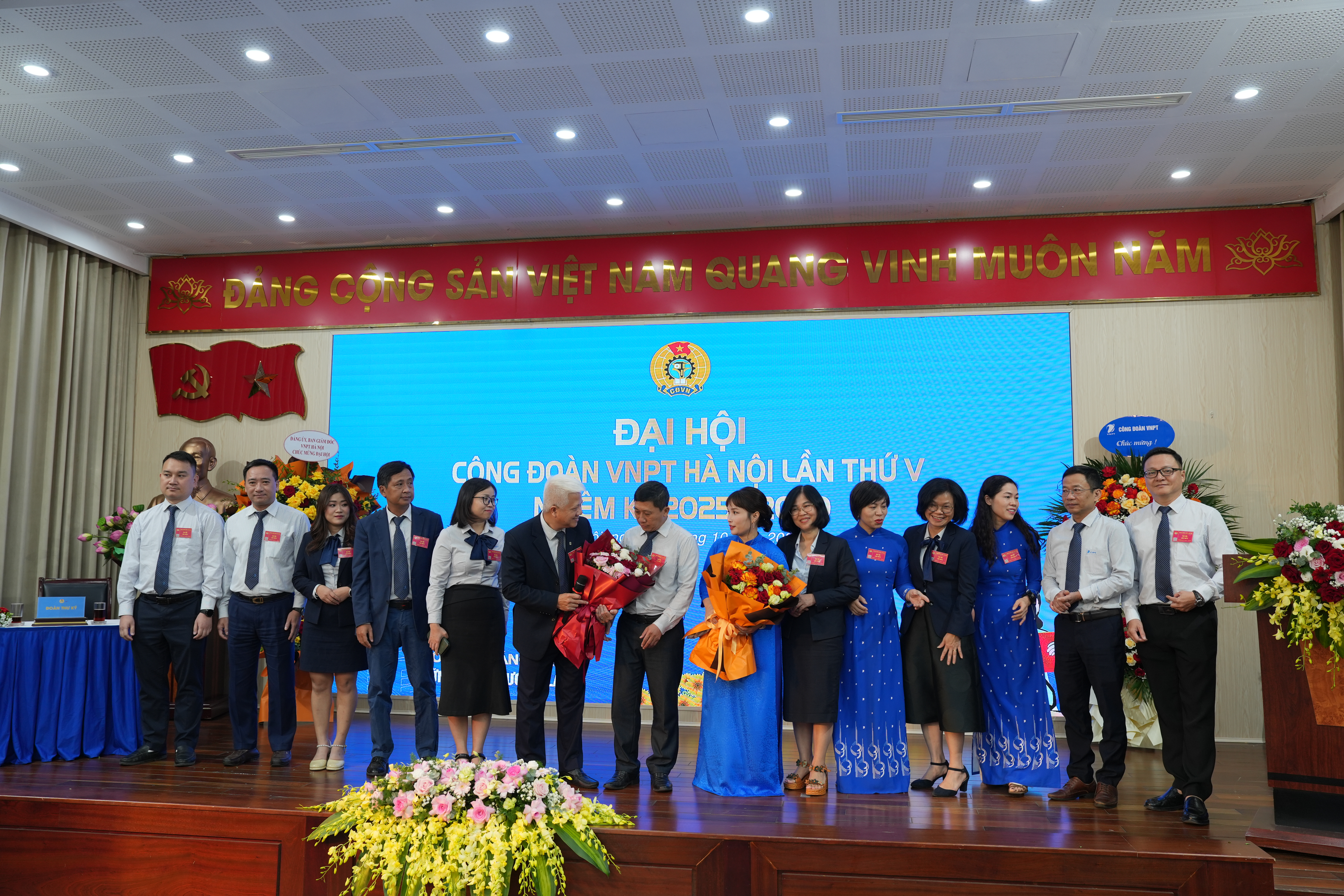 Đại hội Công đoàn VNPT Hà Nội lần thứ V nhiệm kỳ 2025-2030 thành công rực rỡ