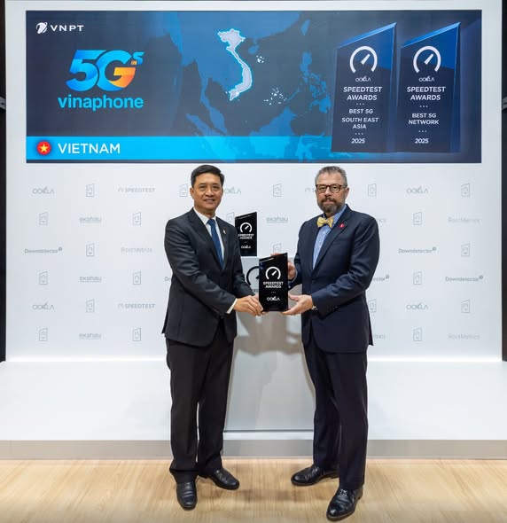 Mạng VINAPHONE thuộc Tập đoàn VNPT xác lập vị thế "MẠNG 5G TỐT NHẤT ĐÔNG NAM Á" tại MWC 2026
