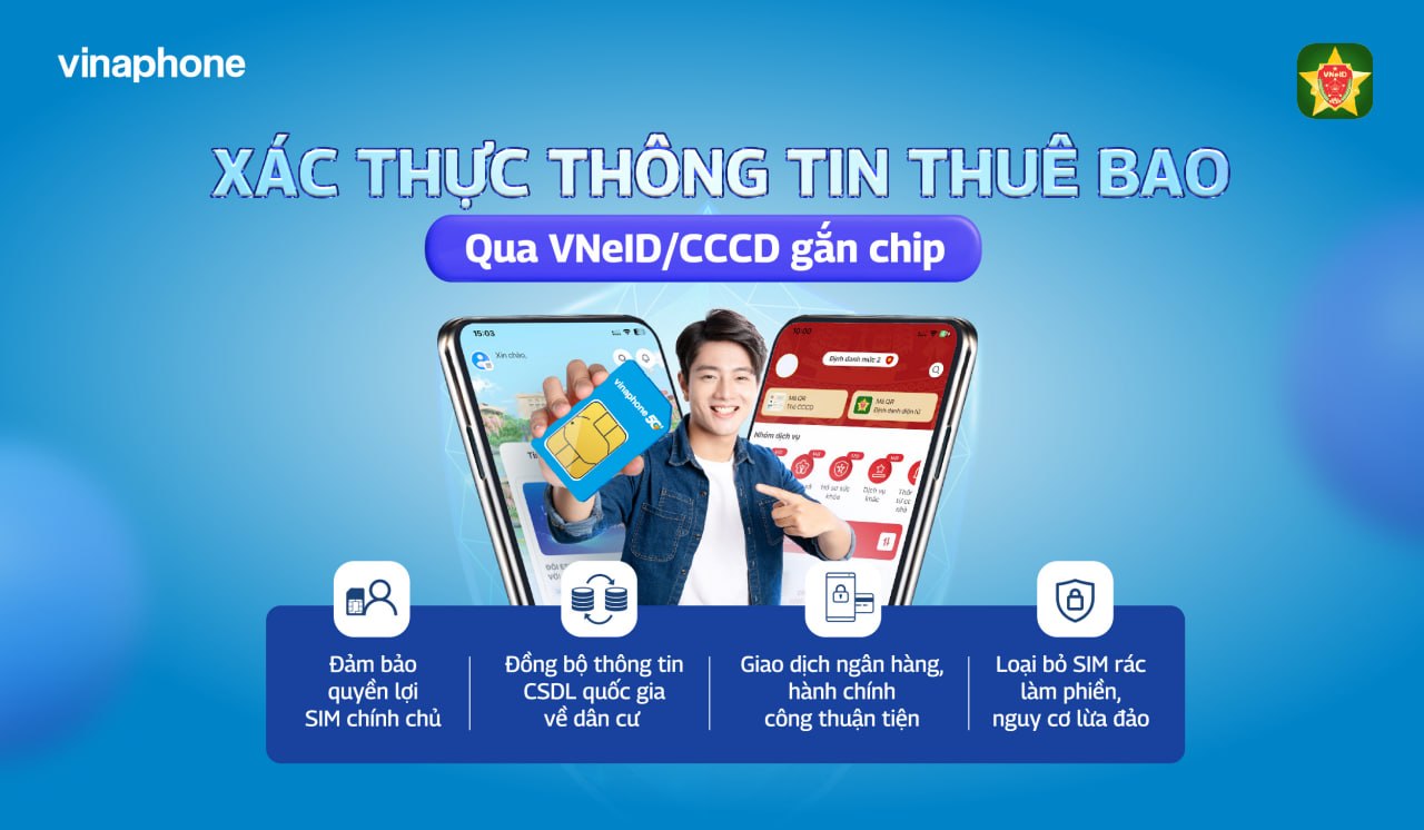 Từ ngày 15/4/2026, các thuê bao di động cần xác thực thông tin thuê bao theo quy định mới